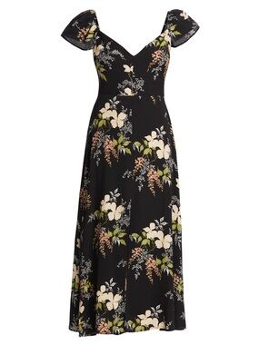 Reformation - Baxley Floral Midi-Dress - Isabella